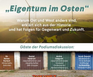 Start der neuen Reihe „Zukunft hat Herkunft“ im DDR Museum, Berlin – Thema: Eigentum im Osten