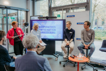 Podiums- & Publikumsdiskussion: „Genossenschaften – ein Erfolgsmodell für Ostdeutschland?!“ in Magdeburg