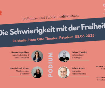 Theatergespräch in Potsdam „Die Schwierigkeit mit der Freiheit“ 2025 im Hans Otto Theater