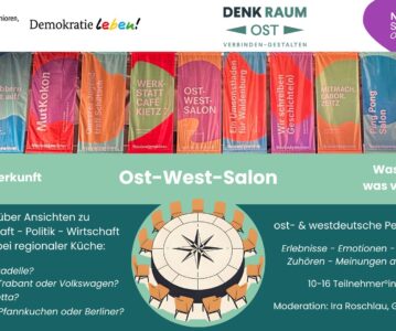 Ost-West-Salon <> unser kulinarisches Austausch- und Redeformat