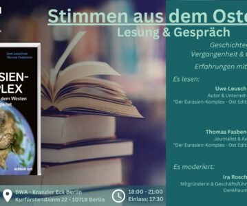 Lesung zum „Eurasien-Komplex“