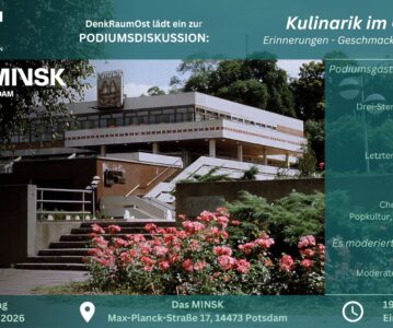 Podiumsdiskussion „Kulinarik im Osten“ in Potsdam